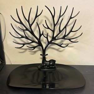 Black Deer Antler Jewelry Holder w/ Tray - BRAND NEW!